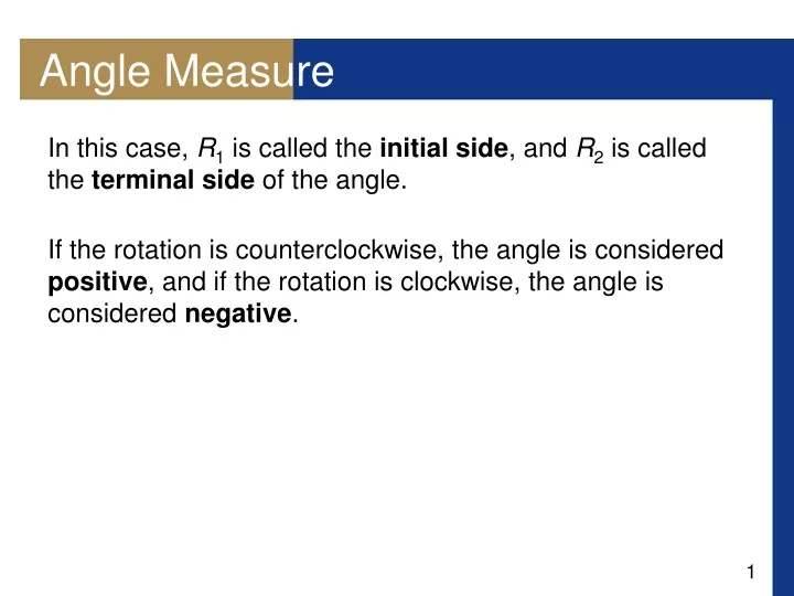 angle measure