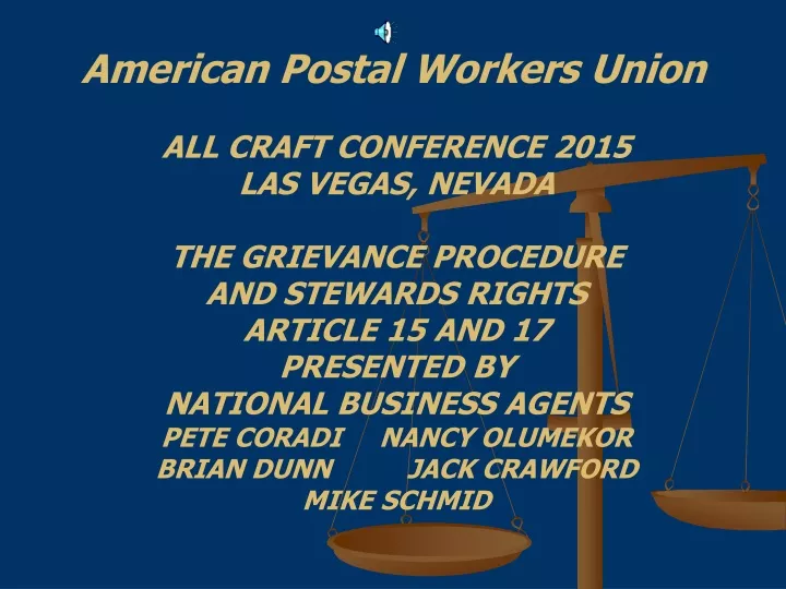 american postal workers union