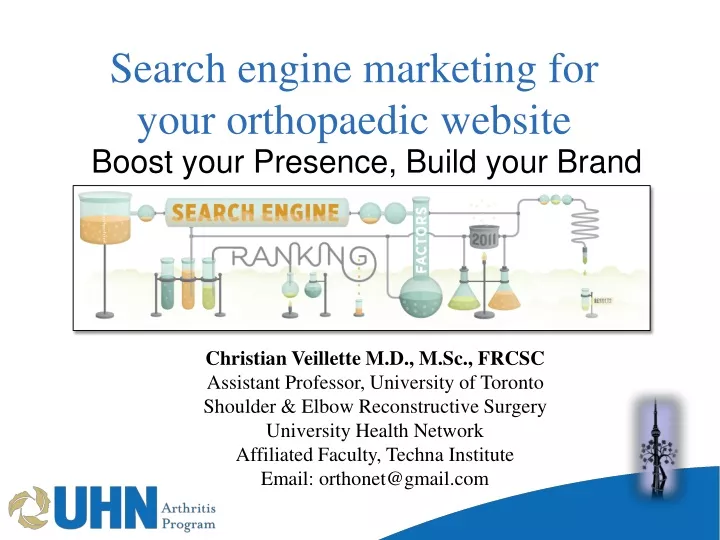 search engine marketing for your orthopaedic website