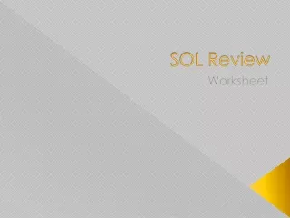 SOL Review