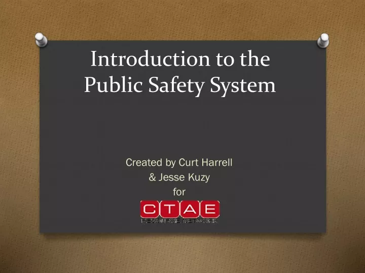 introduction to the public safety system