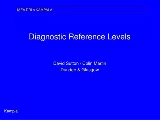 Diagnostic Reference Levels