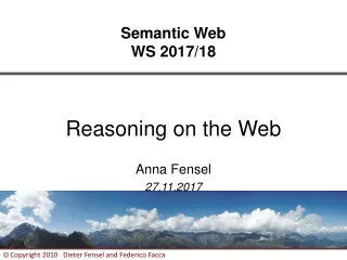 Semantic Web WS 2017/18