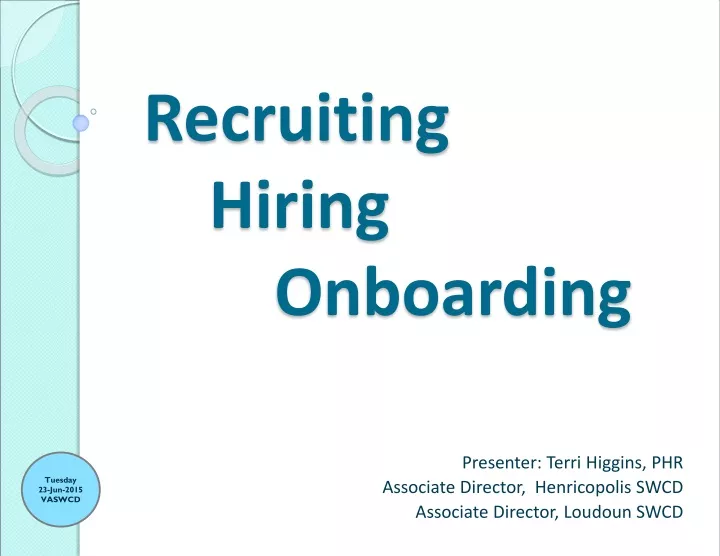 recruiting hiring onboarding
