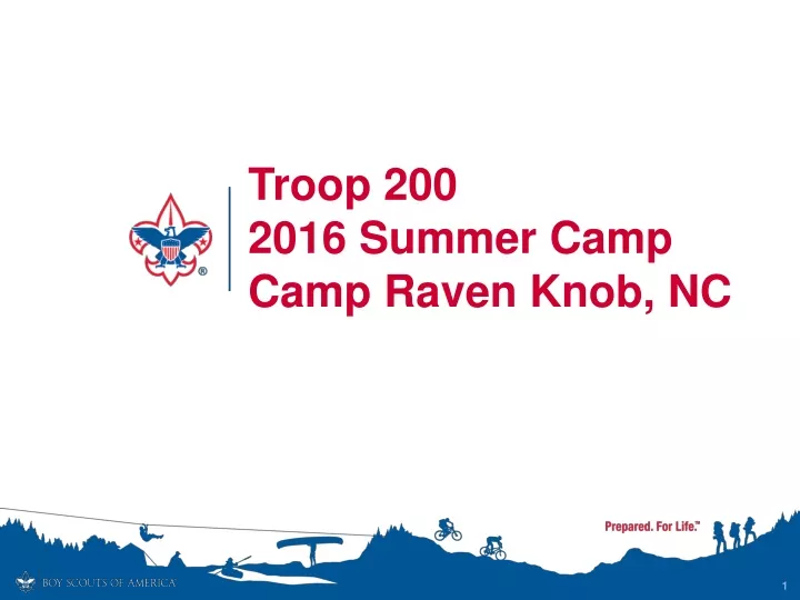 troop 200 2016 summer camp camp raven knob nc