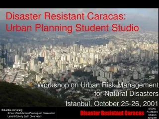 Disaster Resistant Caracas