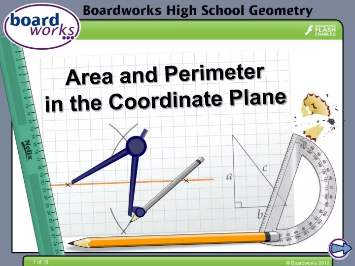 area and perimeter in the coordinate plane