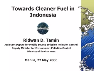 Towards Cleaner Fuel in Indonesia