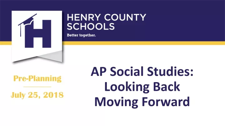 ap social studies looking back moving forward