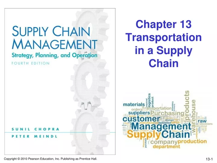 chapter 13 transportation in a supply chain