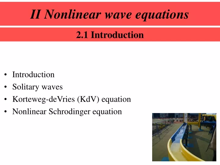 ii nonlinear wave equations
