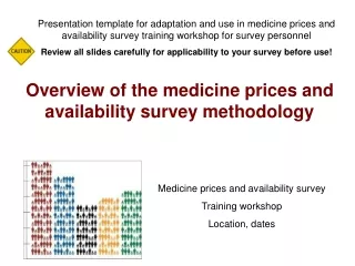 Overview of the medicine prices and availability survey methodology