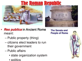 Res publica  in Ancient Rome  meant: Public property (thing)
