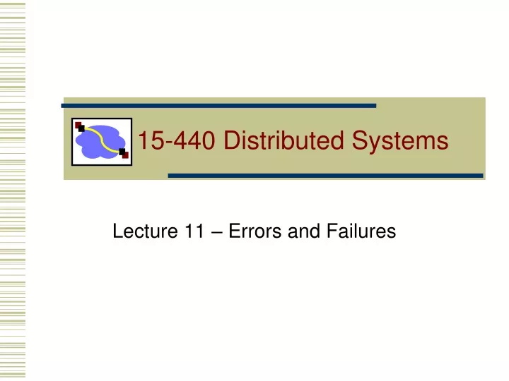 15 440 distributed systems