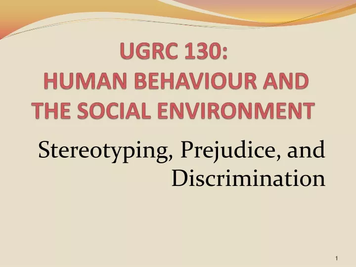 ugrc 130 human behaviour and the social environment