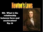 Newton's Laws - slide 1