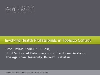 Involving Health Professionals in Tobacco Control