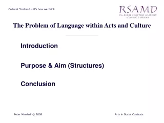 Introduction Purpose &amp; Aim (Structures) Conclusion