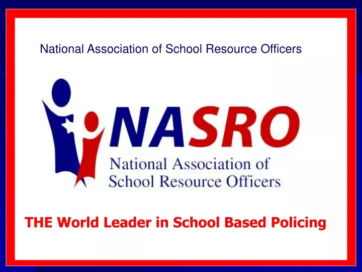 national association of school resource officers