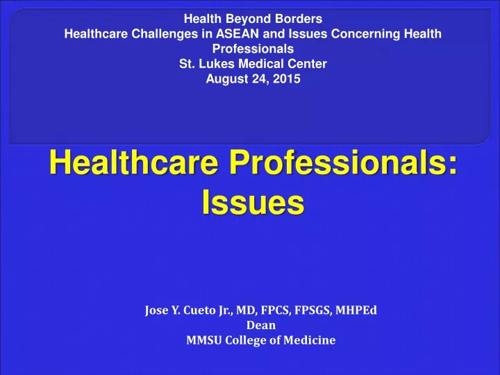 health beyond borders healthcare challenges