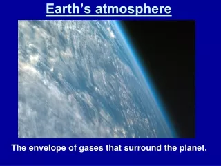 Earth’s atmosphere