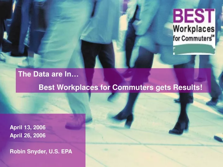 the data are in best workplaces for commuters