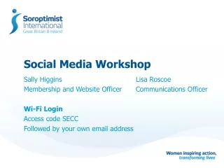 Social Media Workshop