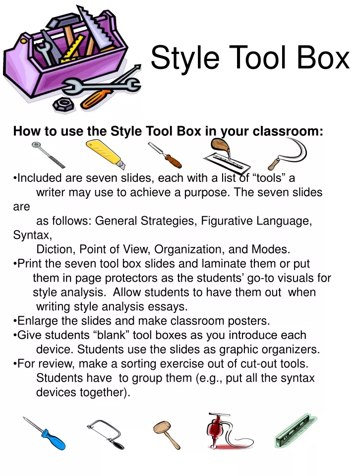 style tool box