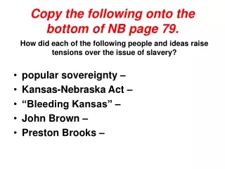 Copy the following onto the bottom of NB page 79.