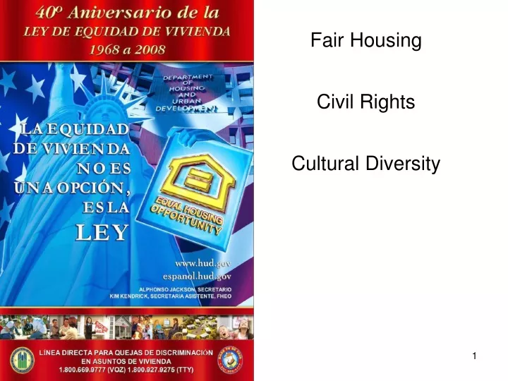 fair housing civil rights cultural diversity