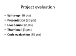 Automated Geoprocessing Application Evaluation & Presentation - slide 1