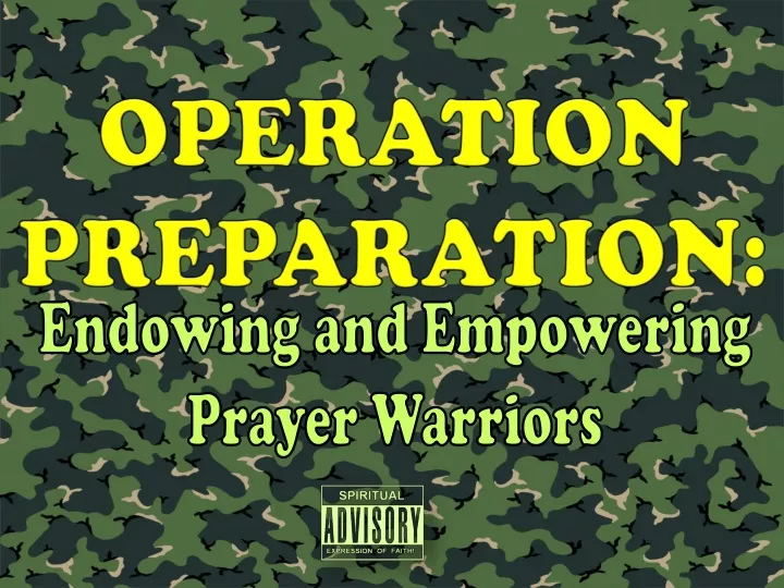 operation preparation