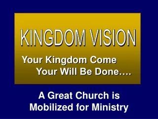 KINGDOM VISION