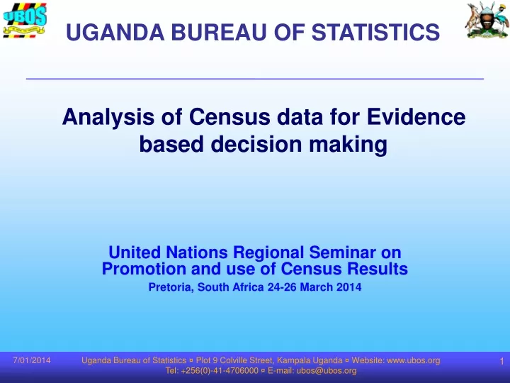 uganda bureau of statistics