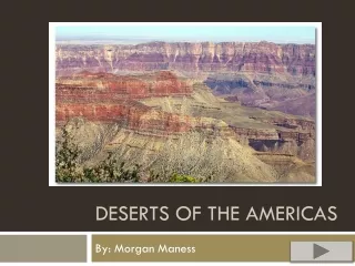 Deserts of the Americas