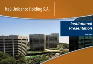 Institutional Presentation 1Q/201