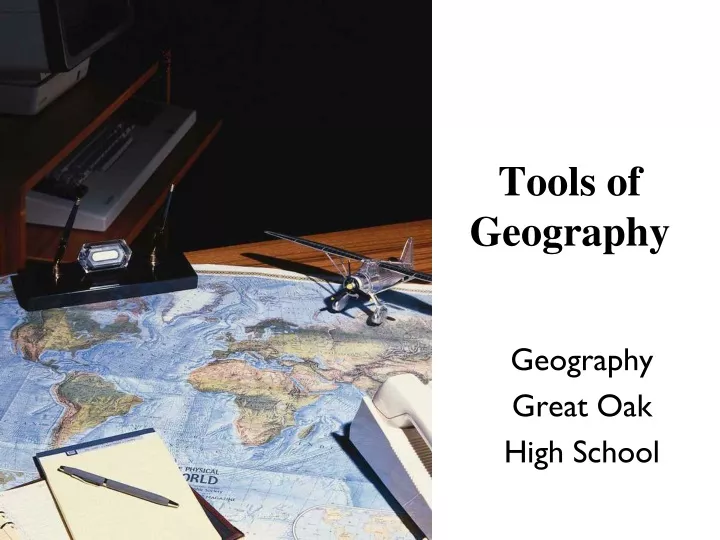 tools of geography
