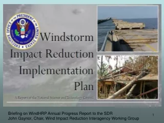 Briefing on WindHRP Annual Progress Report to the SDR