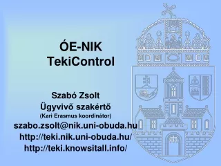 ÓE-NIK TekiControl