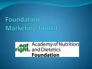 Foundation Marketing Toolkit