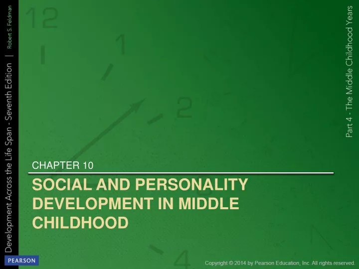 social and personality development in middle childhood