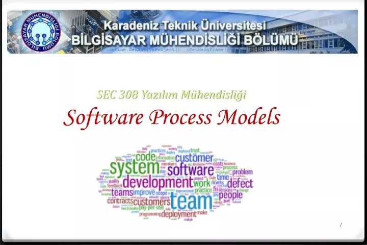 sec 308 yaz l m m hendisli i software process models