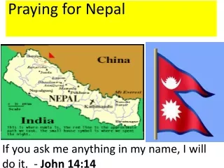 Praying for Nepal