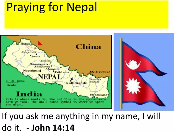 praying for nepal