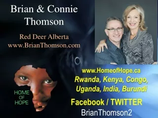 Brian &amp; Connie Thomson