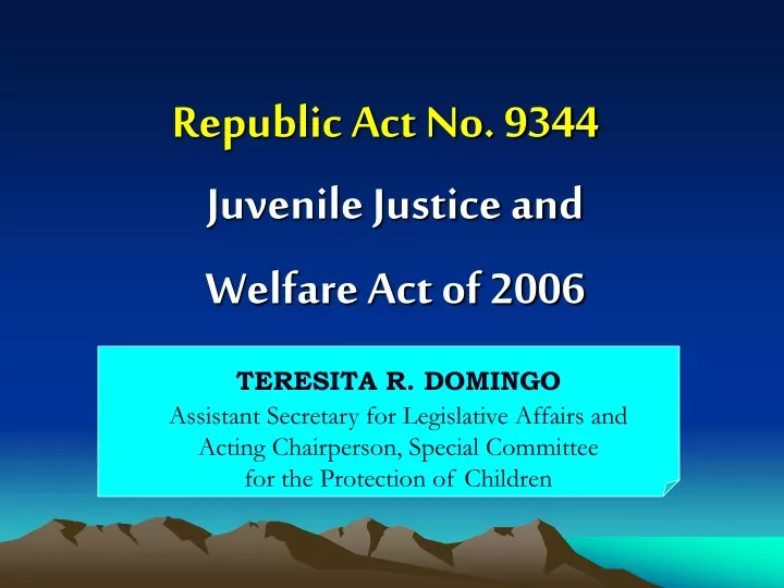 republic act no 9344