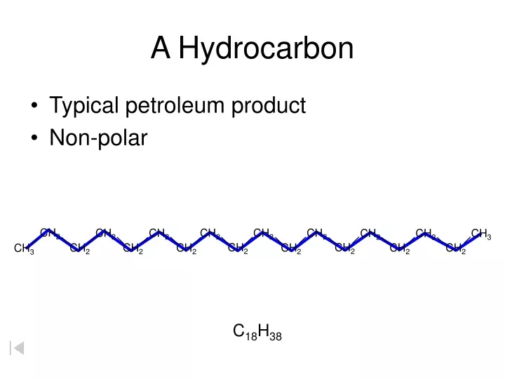 a hydrocarbon