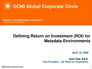 DCMI Global Corporate Circle