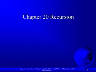 Chapter 20 Recursion