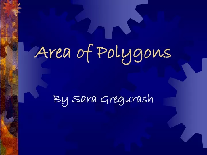 area of polygons